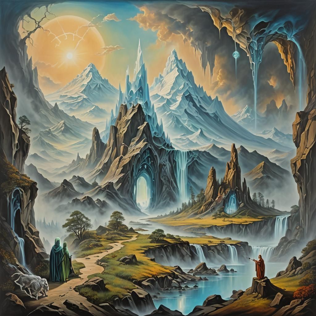 Surreal Crystal World Beneath Mount Shasta