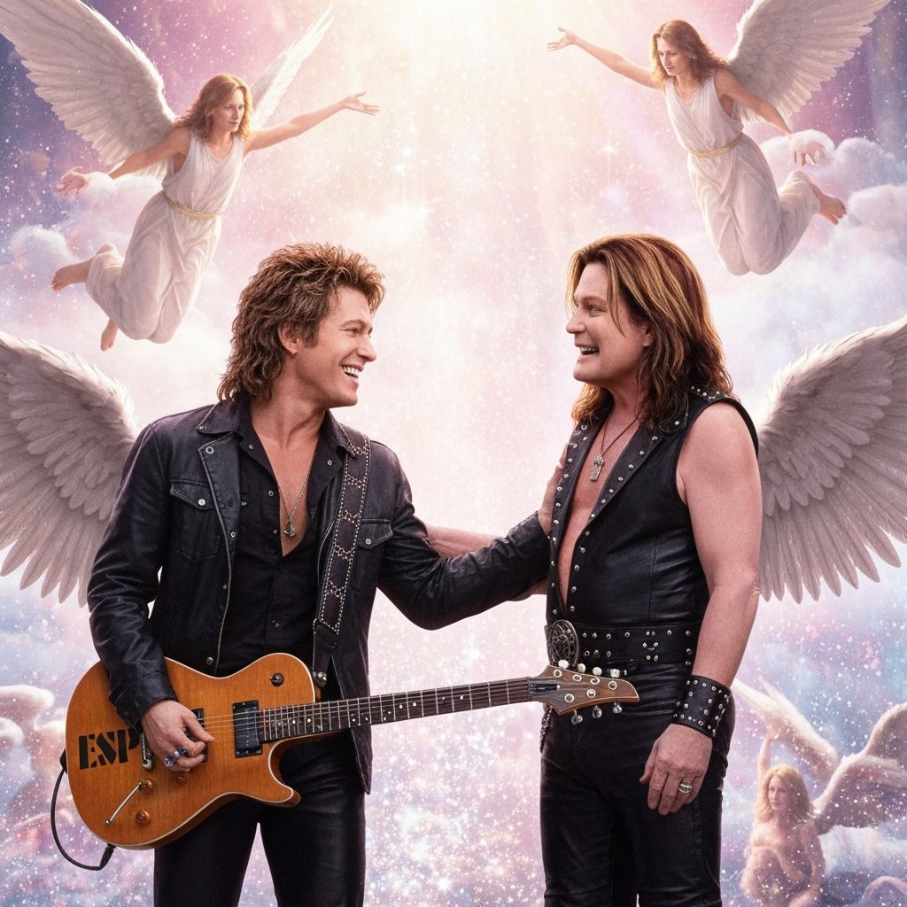Eddie Van Halen and Ozzy Osbourne's Heavenly Reunion