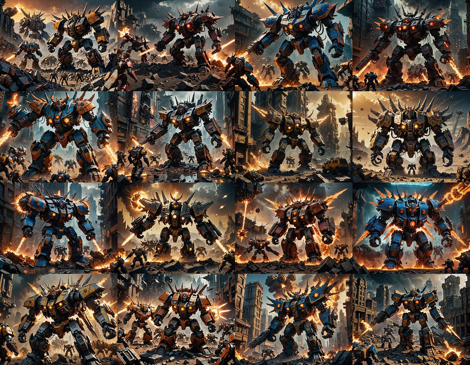 Epic Mecha Fight: Chaos Titan vs Unicron