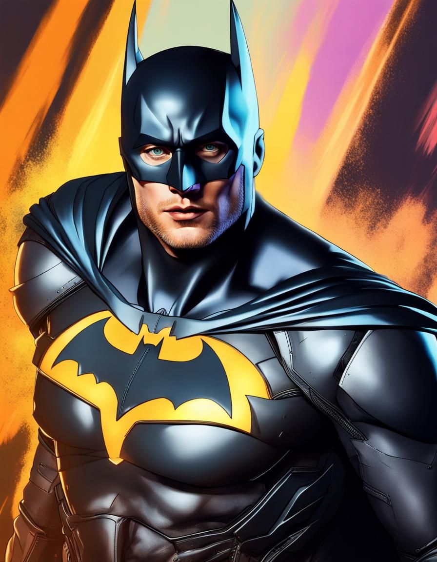 Jensen Ackles suited up as Batman