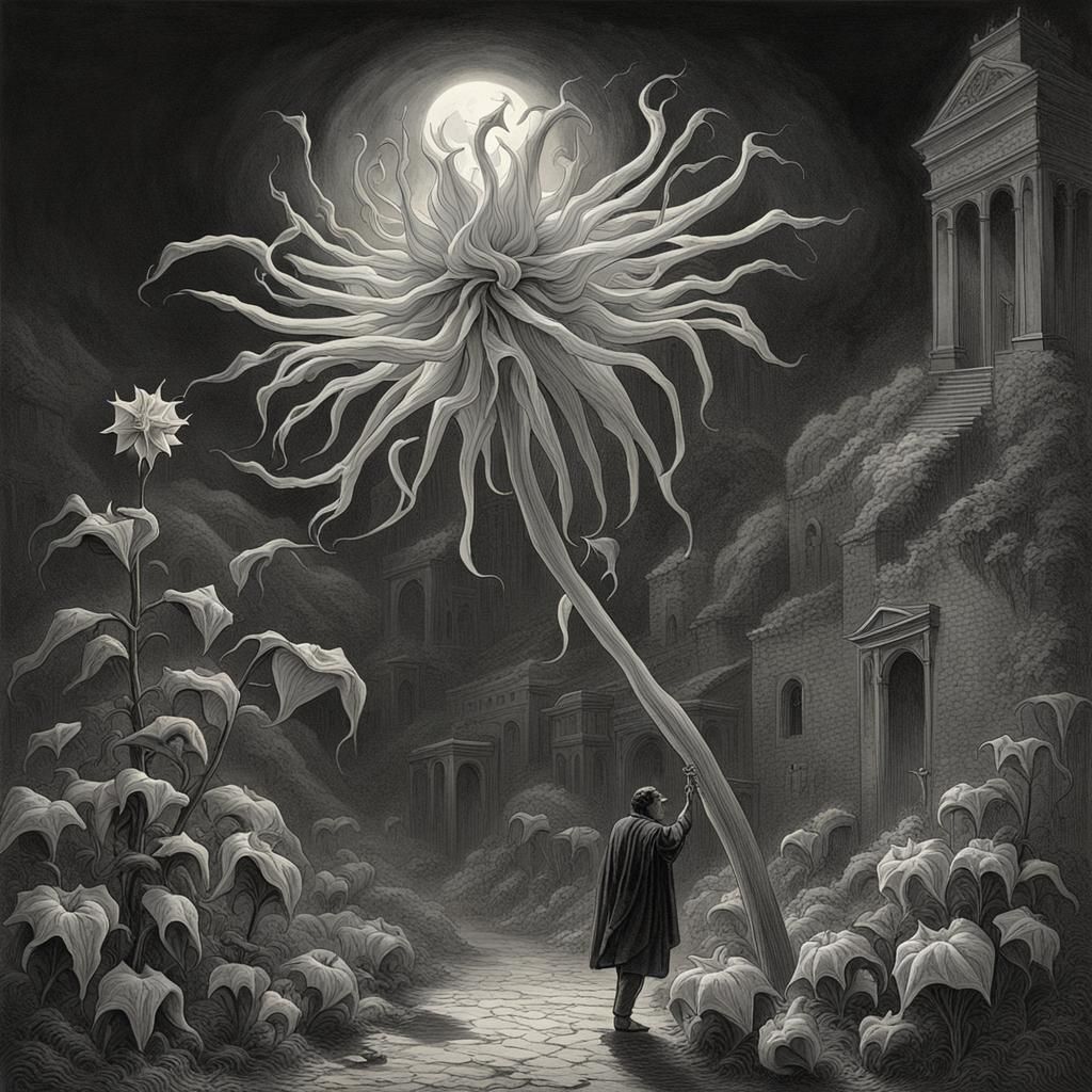 Horror Scene: Datura Flower's Evil Influence