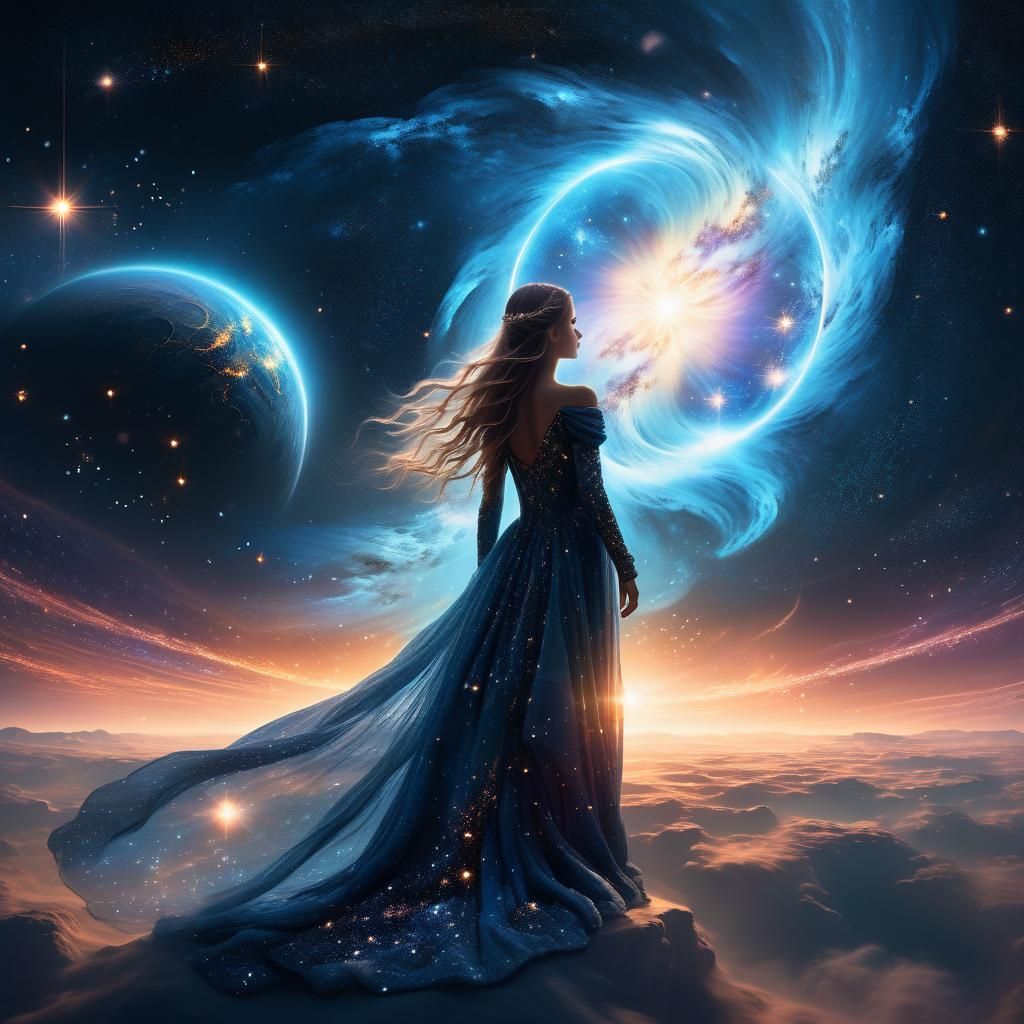 Ethereal Empress of the Cosmos