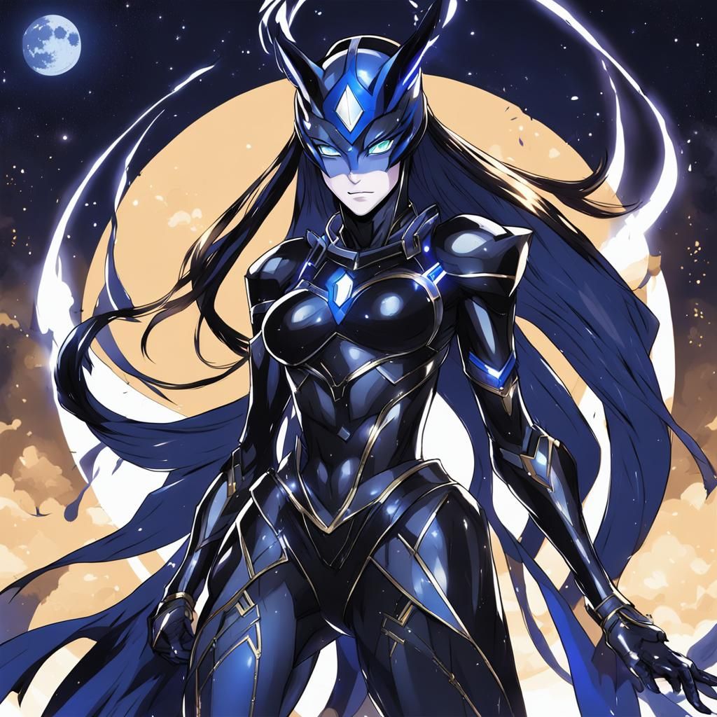 Anime Style Proxima Midnight Character Art
