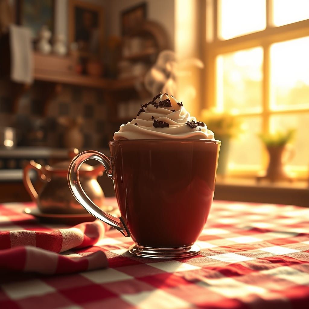 Cozy British Afternoon with Rich Hot Chocolate