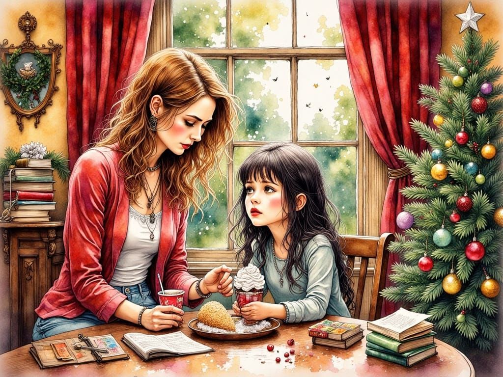 Comfort and Joy: A Festive Holiday Moment