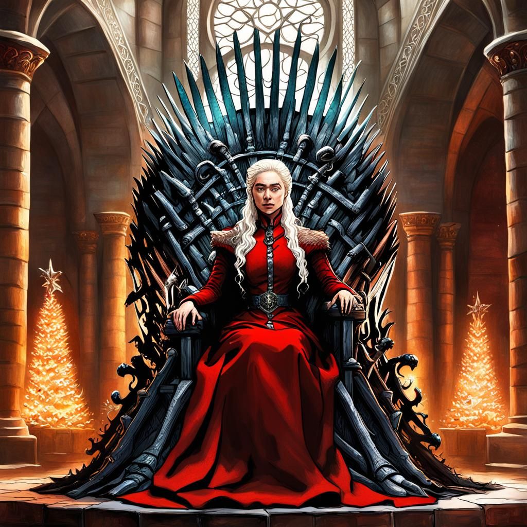 A Game of Thrones Christmas with Daenerys and Dragons