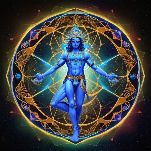 Nataraja's Dance in Metatron's Cube