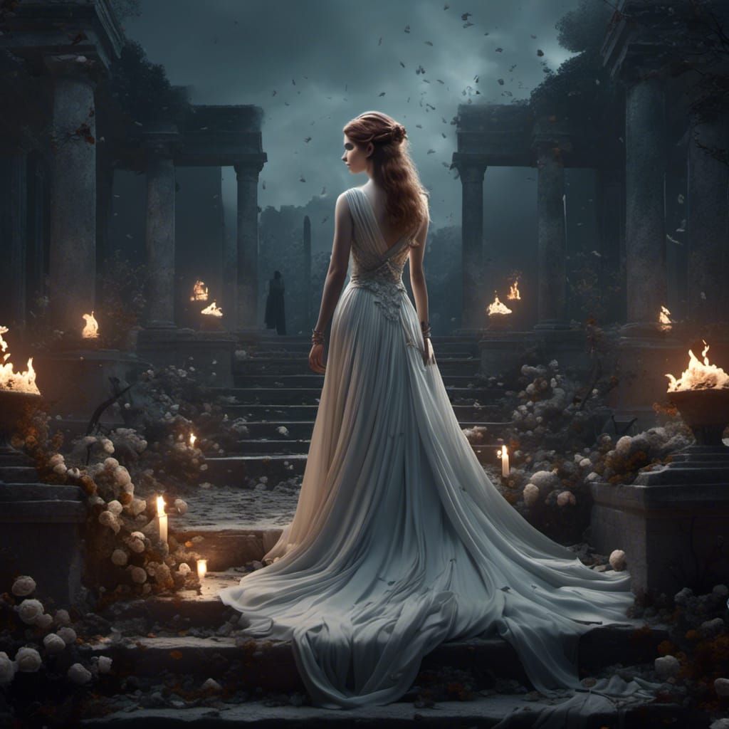 Anna Kendrick as Persephone in Dark Fairytale Style