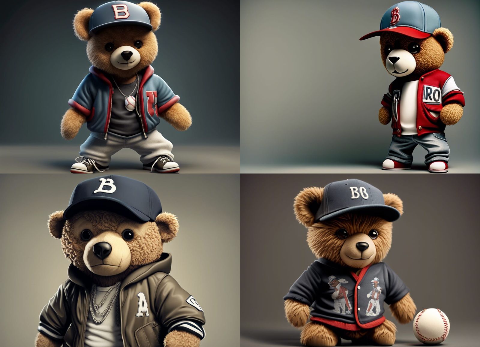 Hip Hop Teddy Bear in Urban Style