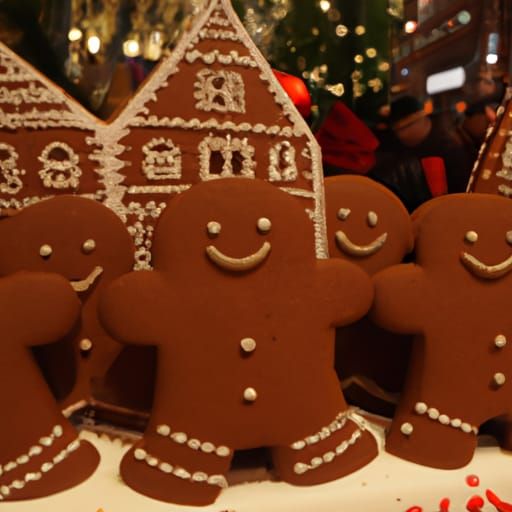 Chocolate Gingerbread House in New York