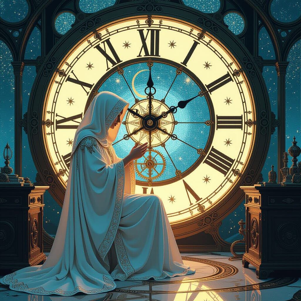 Celestial Clockmaker Crafting Galaxy Timepieces