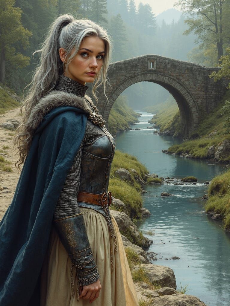 Ethereal Beauty in Ancient Ruins