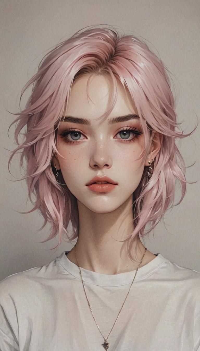 AI Image of a Pretty Femboy