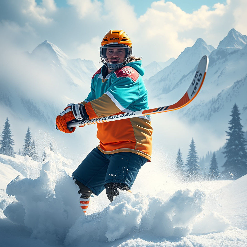 Heroic Hockey Player Stands Tall in Avalanche, Against a Bre...