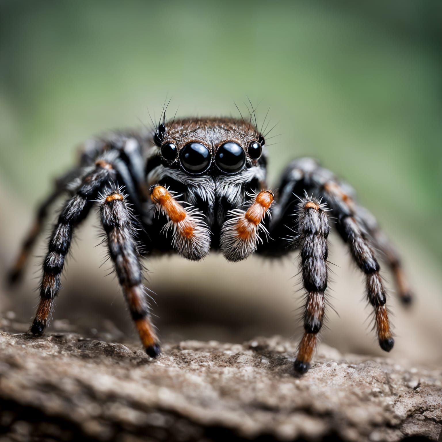 Incredible Macro Photograph of a Jumping Spider