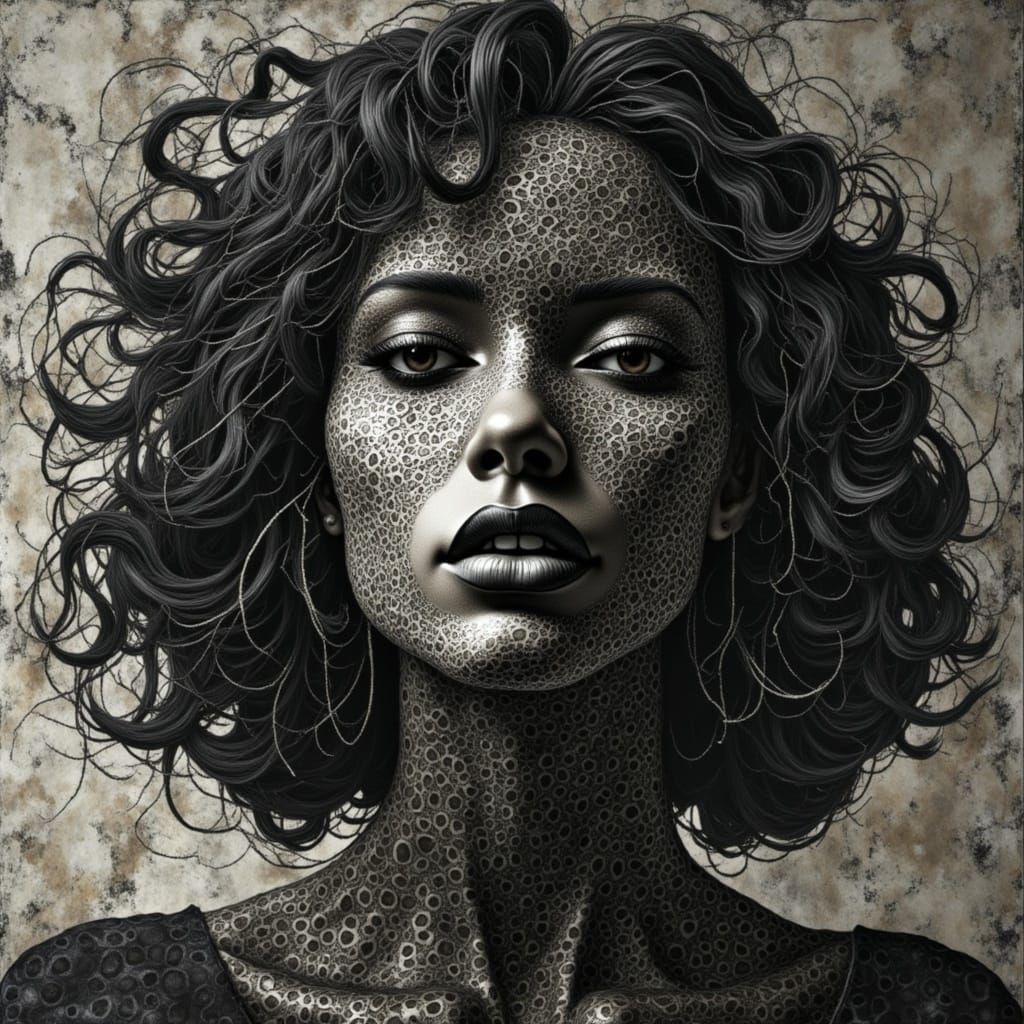 3D Metallic Film Image with Embossed Sheet