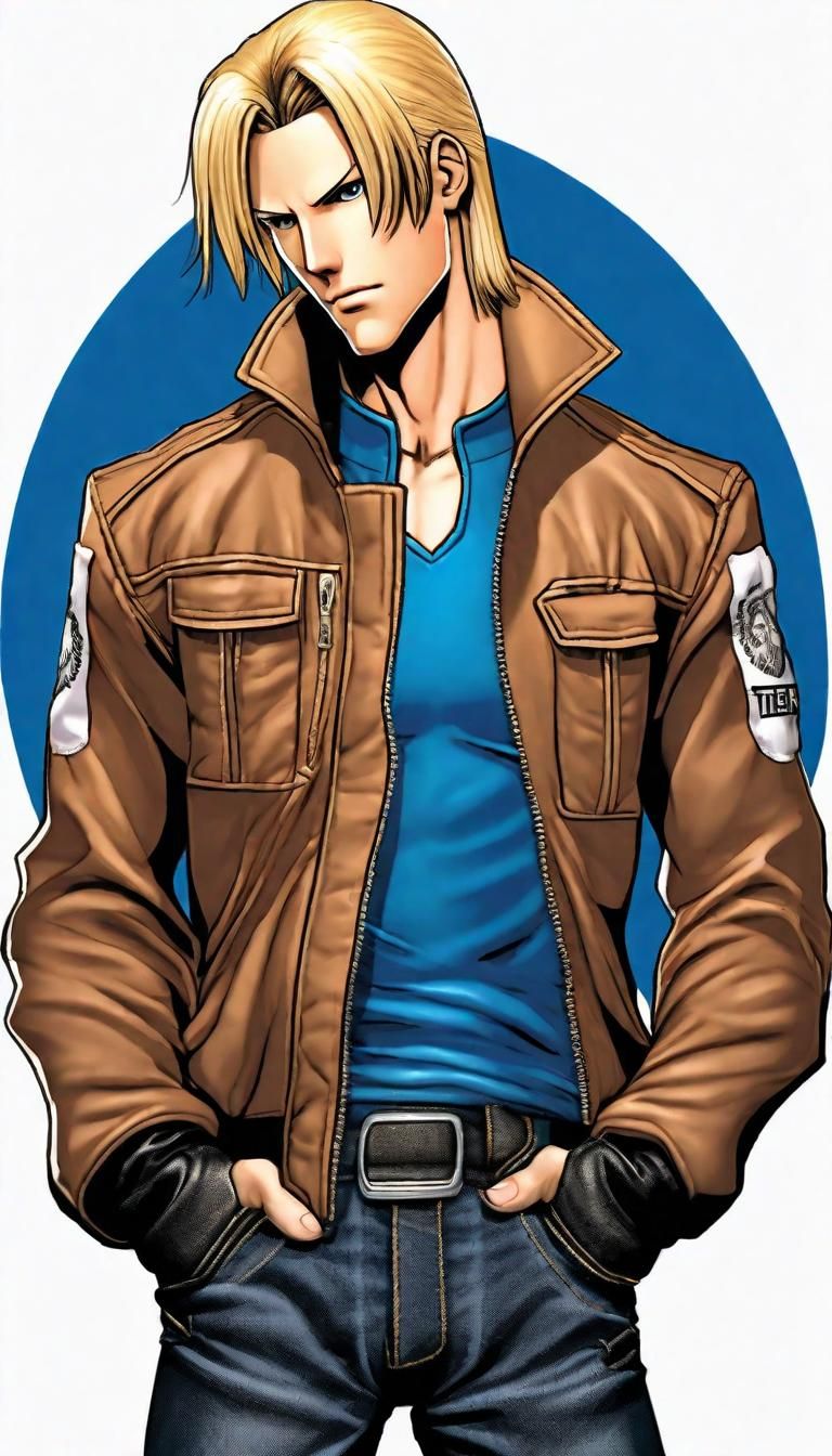 Adam Copeland as Terry Bogard in Shinkiro Art Style