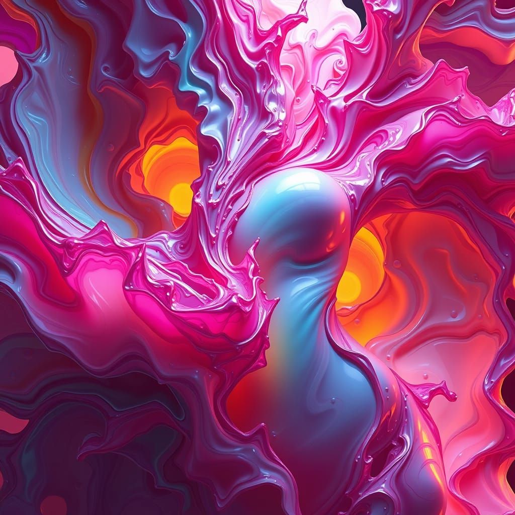 Voluptuous Abstract Fantasy Concept Art in 8k