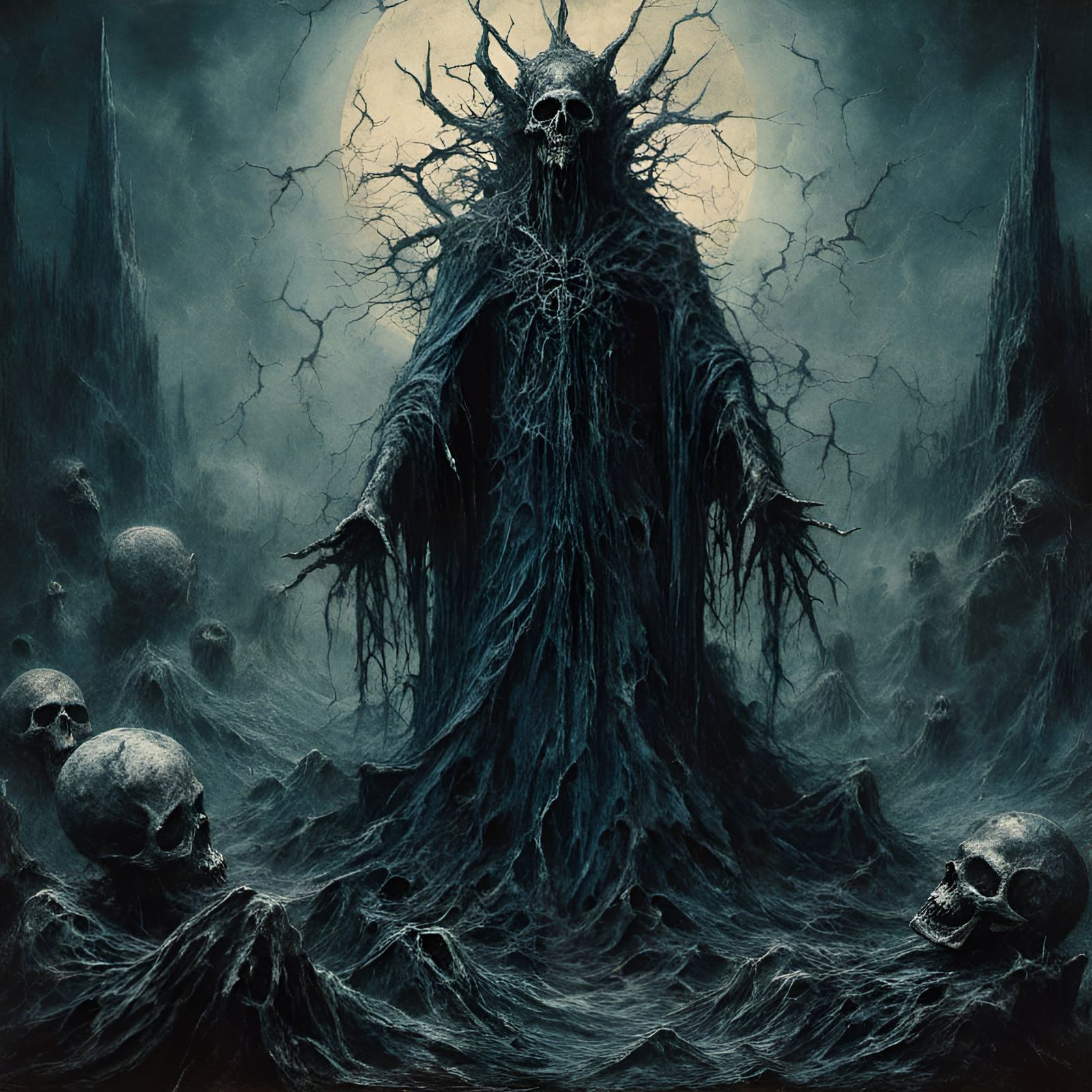 Necronomicon Armageddon in Creepy Magazine Style