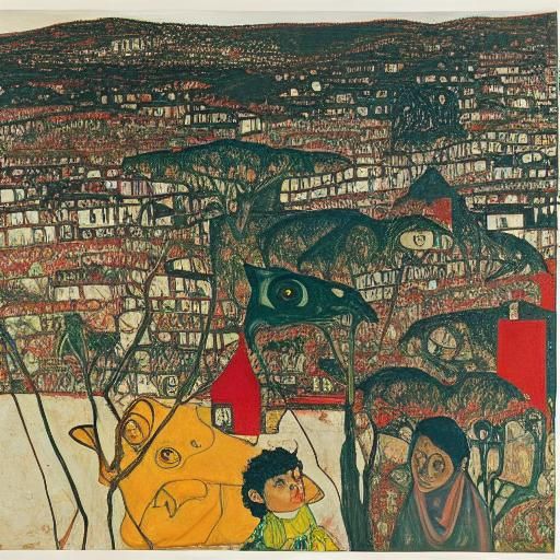 Kangaroos in a Chaotic World: An Expressionist Fairy Tale