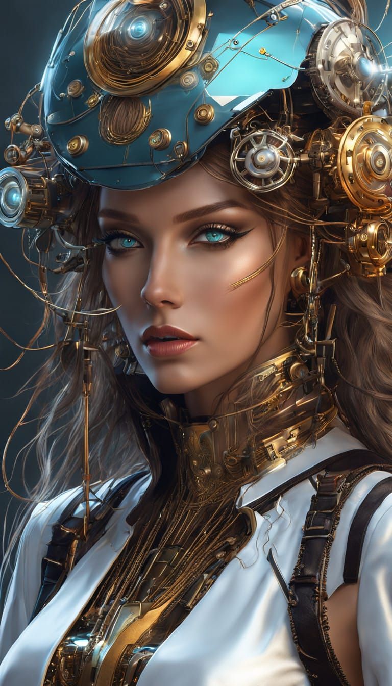 Cyberpunk Pirate Goddess