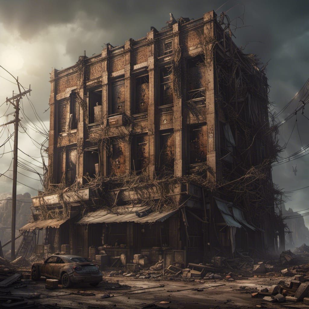 Dark Post-Apocalyptic World Ruined by Elder God