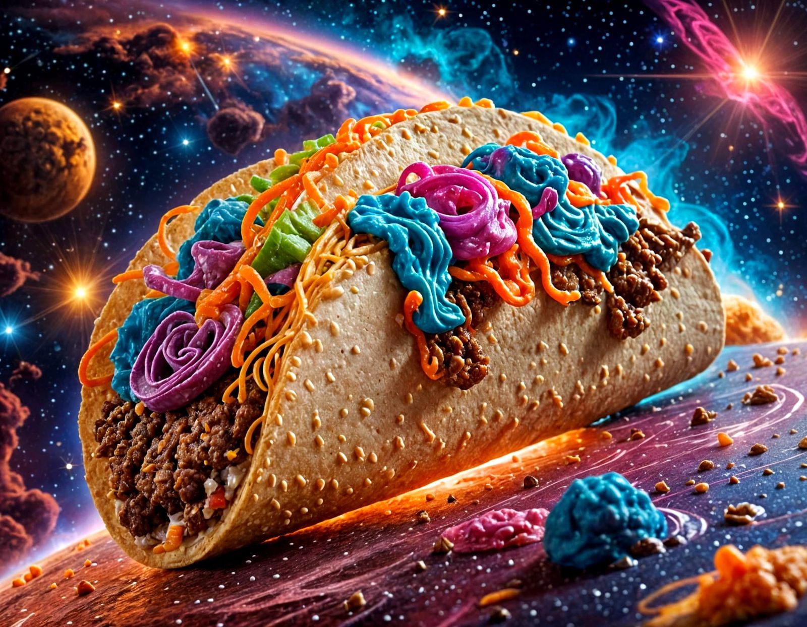 Nebula Taco: A Cosmic Culinary Creation
