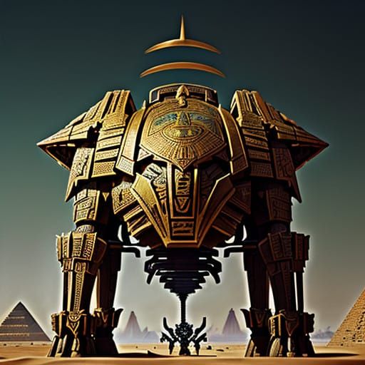 Ethereal Warrior in Ancient Desert Armor