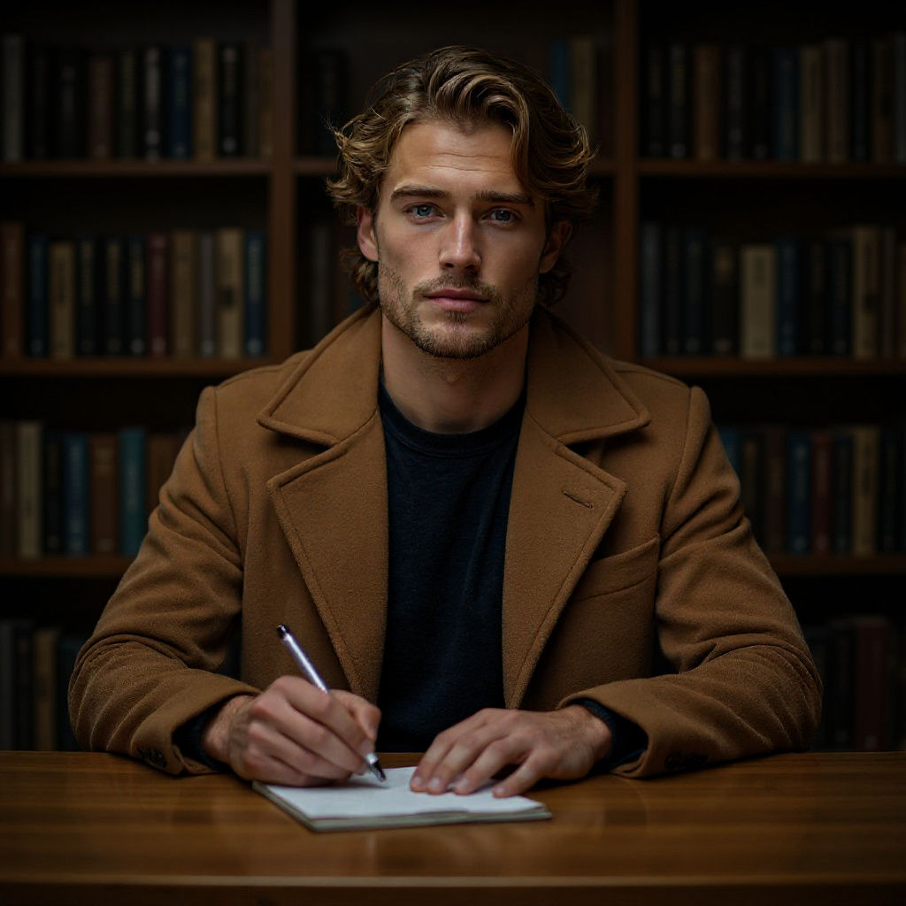 British Man Walking in London, Cinematic Realism