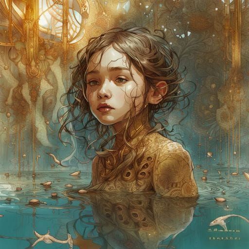 Charming AI-Generated Portrait