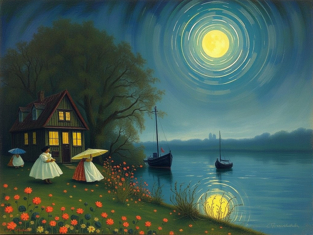 Night to Day: Impressionistic Botanical Painting