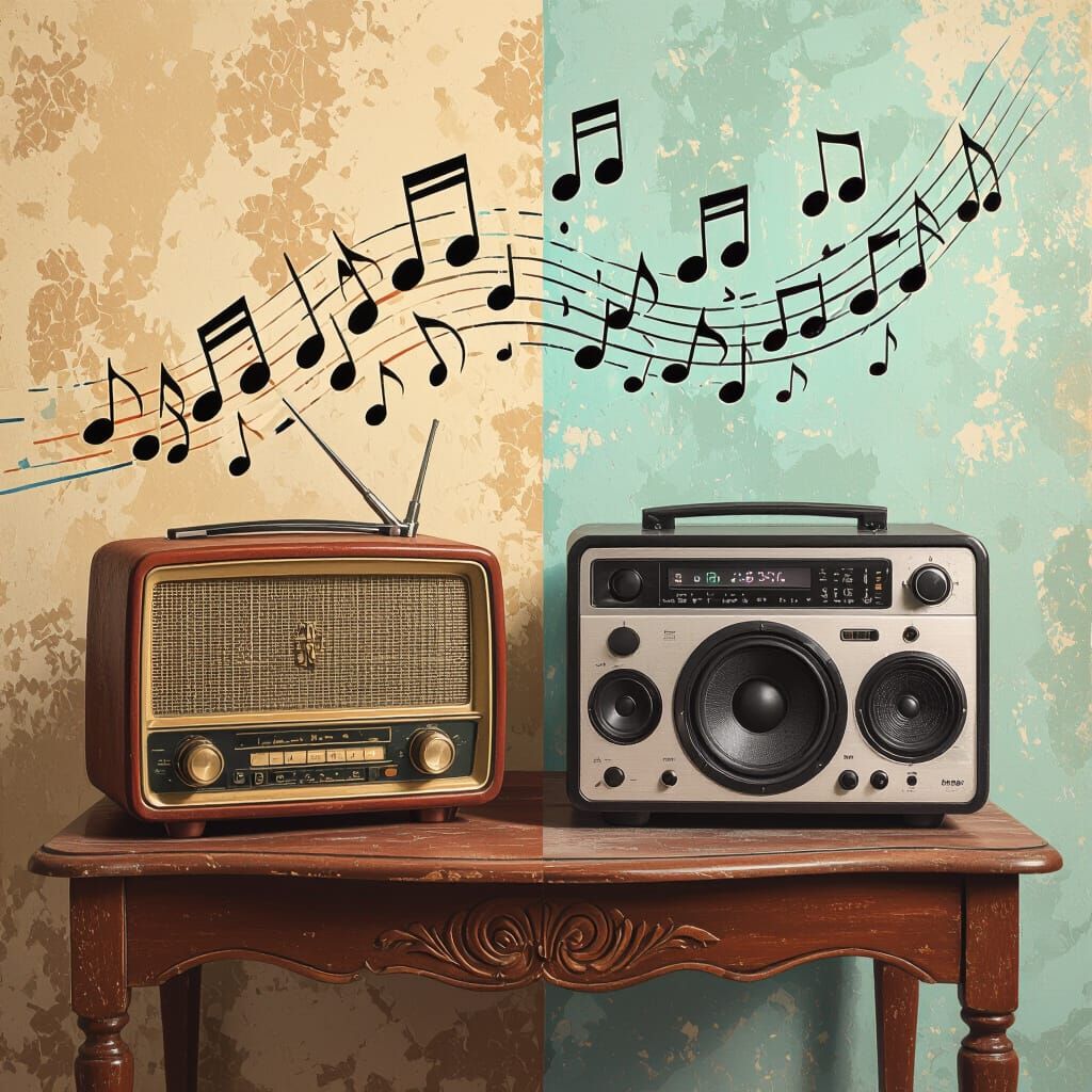 Old School Meets New Age: A Radio Duality