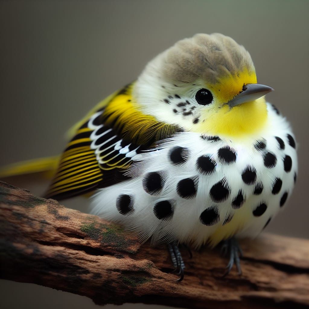 Vibrant Speckled Tanager Perched on Rugged Branch