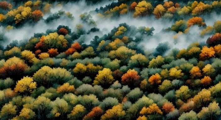 Glowing, Chocolatey Cityscape in a Neon-Lit, Futuristic Metr...