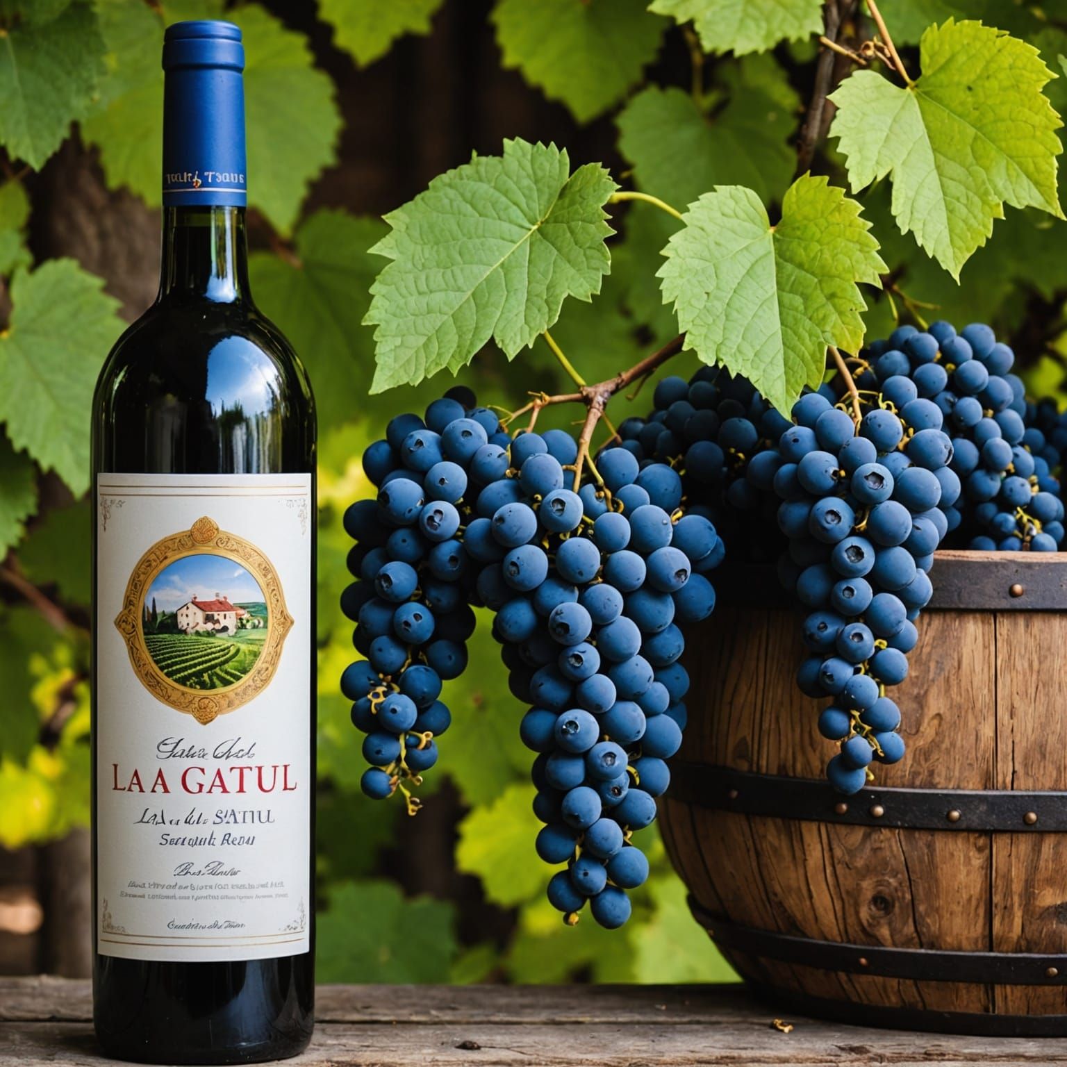 Blue Wine Collar Image