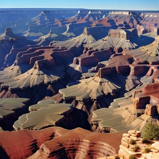 AI Interpretation of the Grand Canyon