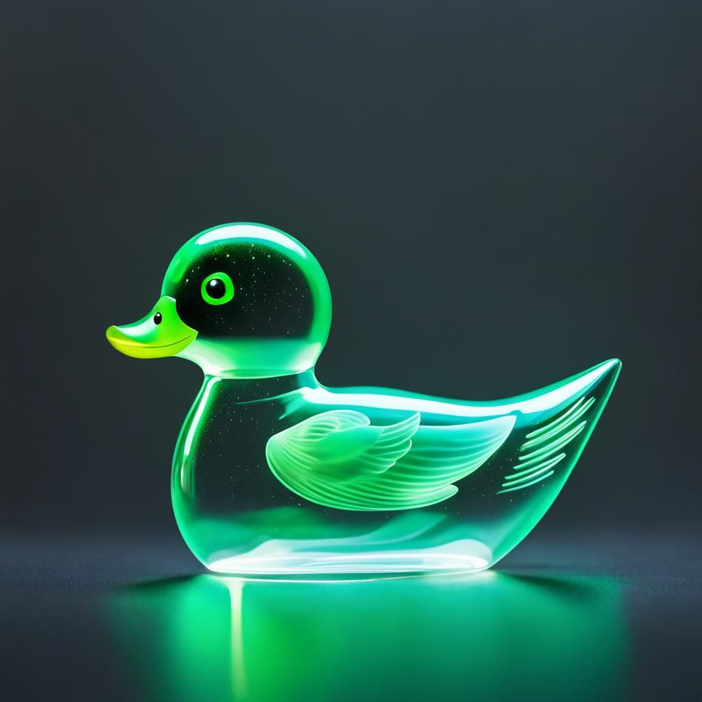 Holographic Ghost of a Green Duck