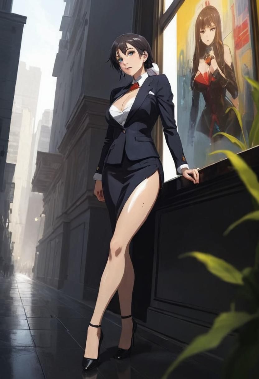 Anime Businesswoman