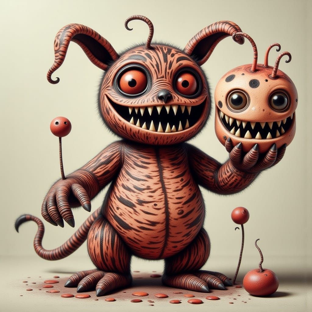 Crayon Monsters in Whimsical Cake Art