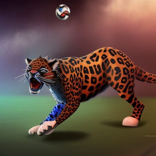 FIFA U-20 World Cup Mascot: Anthropomorphic Jaguar