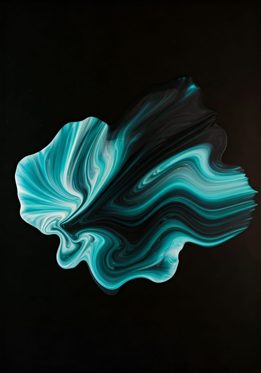 Acrylic Wash Painted on Glass Canvas Namescape Chromophore