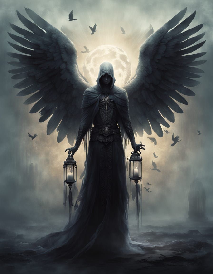 Angel of Death Fades into Twilight Mist