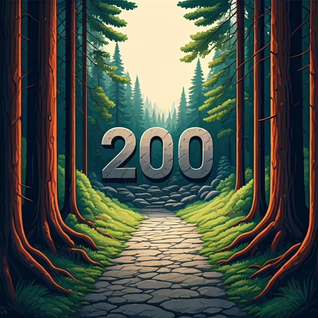 200 in Stone, Emerging from the Wilderness in Poster Art