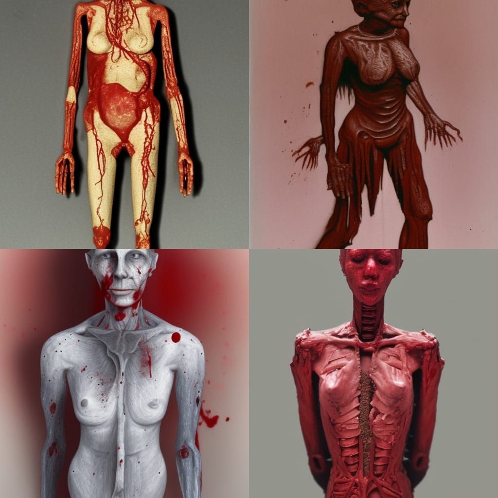 Longevity Blood Woman: Humanoid Concept
