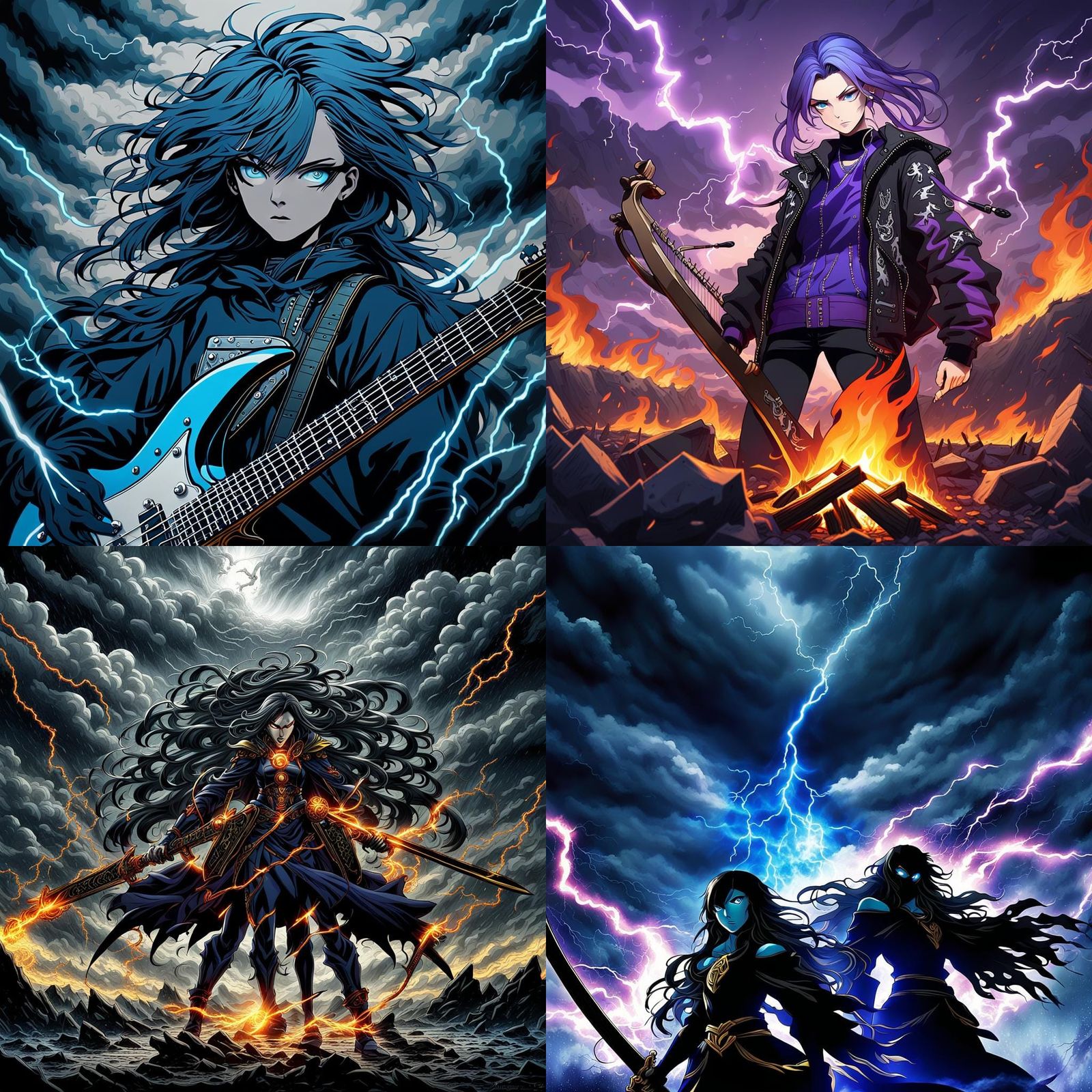 Fierce Zeus Cabin Counselor: A Digital Portrait