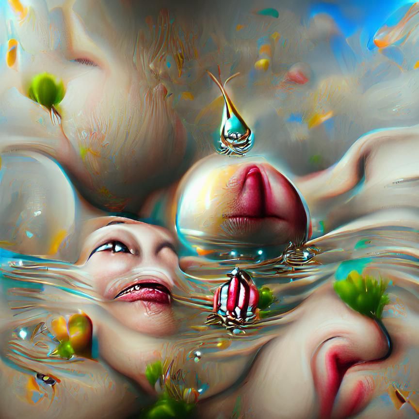 Effervescent Miracle in Hyperrealistic Surrealism