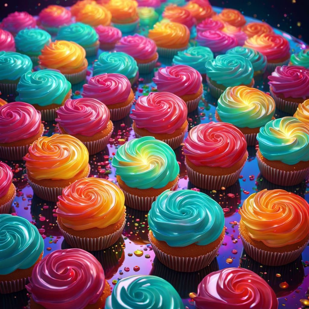 Delicious Gelatin Dessert in Detailed Digital Art