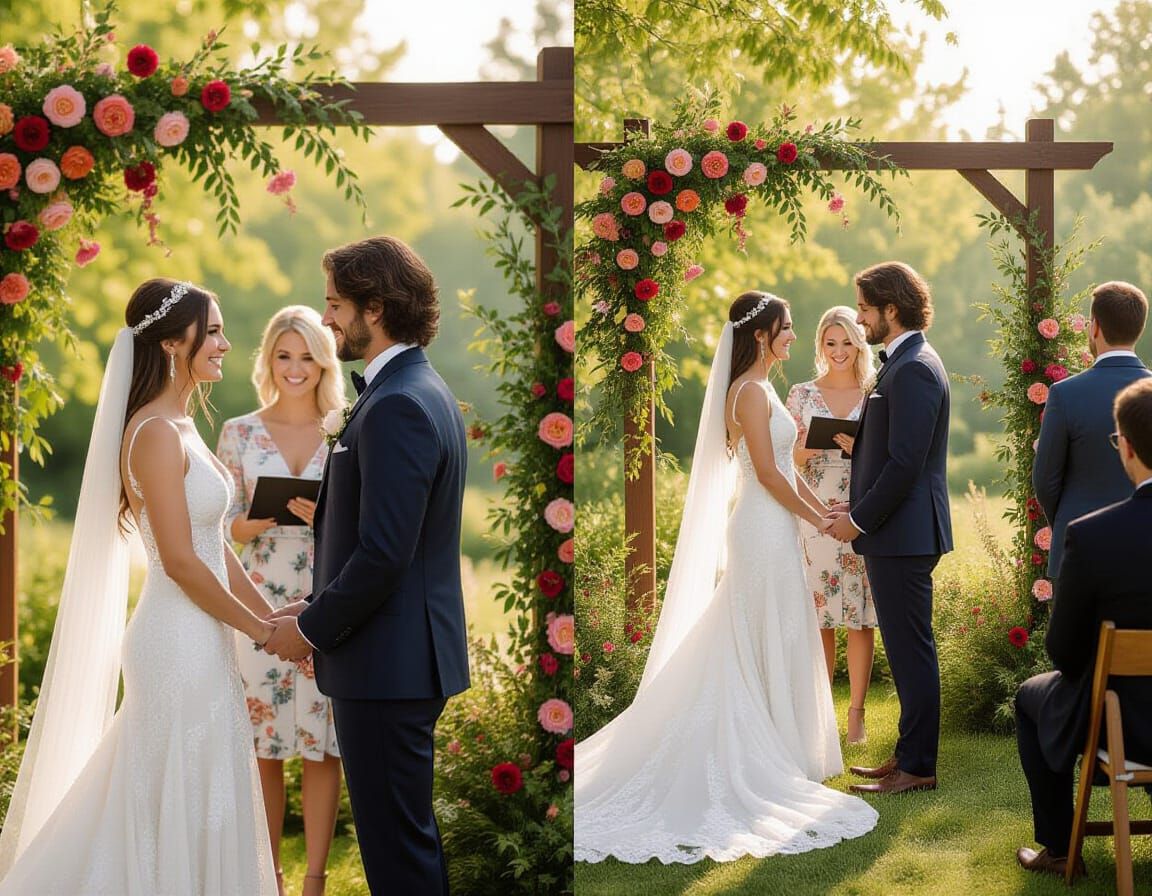 Bohemian Wedding Ceremony in Dreamy Style