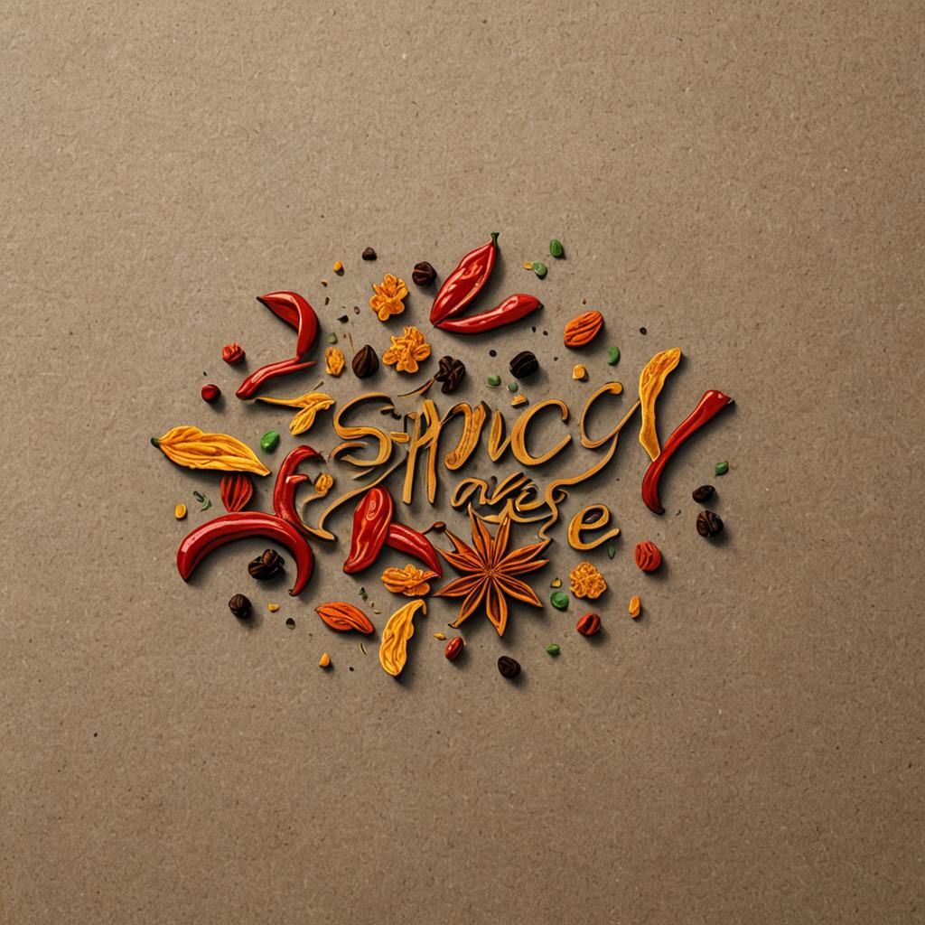 Bold Spicy Flakes Logo Design