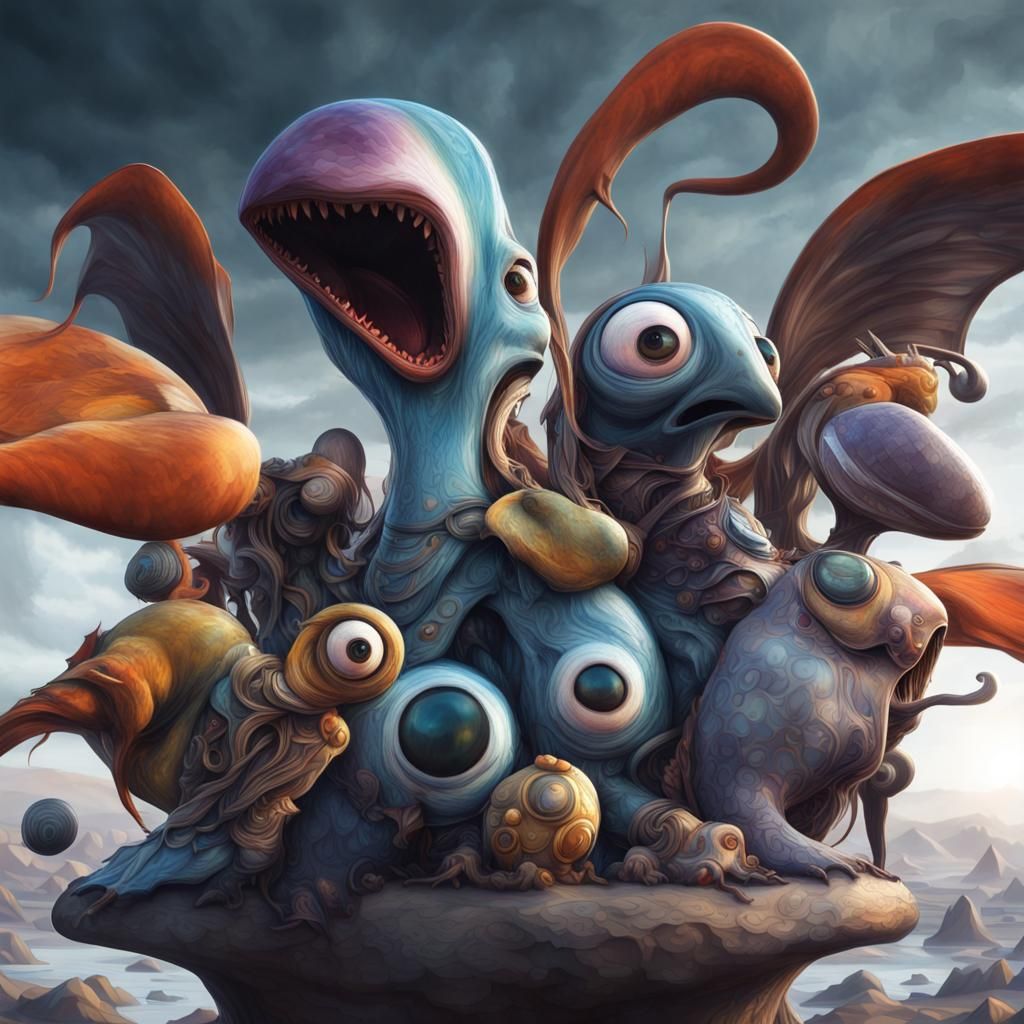 Hyperrealistic Alien Portraits in Photorealistic Style